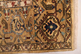27847- Royal Heriz Hand-Knotted/Handmade Indian Rug/Carpet Traditional/Authentic/Size:  9'10" x 7'8"/300cmx 234cm