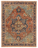 27839- Royal Heriz Hand-Knotted/Handmade Indian Rug/Carpet Traditional/Authentic/Size: 10'2" x 7'10"/310cmx 239cm