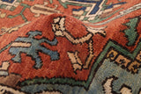 27839- Royal Heriz Hand-Knotted/Handmade Indian Rug/Carpet Traditional/Authentic/Size: 10'2" x 7'10"/310cmx 239cm