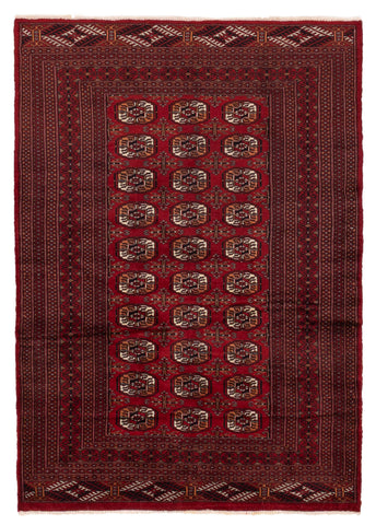 27950-Turkmen Hand-Knotted/Handmade Persian Rug/Carpet Traditional/Authentic/ Size: 5'8" x 4'0"/173 cm × 122 cm