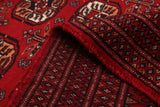 27950-Turkmen Hand-Knotted/Handmade Persian Rug/Carpet Traditional/Authentic/ Size: 5'8" x 4'0"/173 cm × 122 cm