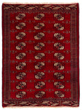 27954-Turkmen Hand-Knotted/Handmade Persian Rug/Carpet Traditional/Authentic/ Size: 4'7" x 3'5"/140cm x 104cm