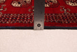 27954-Turkmen Hand-Knotted/Handmade Persian Rug/Carpet Traditional/Authentic/ Size: 4'7" x 3'5"/140cm x 104cm