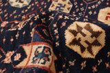 27957-Hamadan Hand-Knotted/Handmade Persian Rug/Carpet Tribal/Nomadic Authentic/ Size: 11'3" x 4'6"/343cm x 137cm