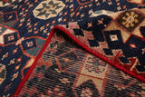 27957-Hamadan Hand-Knotted/Handmade Persian Rug/Carpet Tribal/Nomadic Authentic/ Size: 11'3" x 4'6"/343cm x 137cm