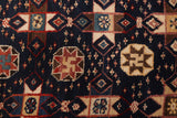 27957-Hamadan Hand-Knotted/Handmade Persian Rug/Carpet Tribal/Nomadic Authentic/ Size: 11'3" x 4'6"/343cm x 137cm