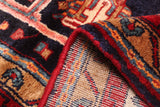 27952-Hamadan Hand-Knotted/Handmade Persian Rug/Carpet Tribal/Nomadic Authentic/ Size: 9'6" x 5'10"/290cm x 178cm