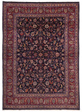 27959-Mashad Hand-Knotted/Handmade Persian Rug/Carpet Traditional Authentic/ Size: 13'5" x 10'0"/409cm x 305cm