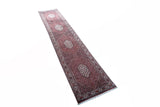 27946-Bidjar Hand-Knotted/Handmade Persian Rug/Carpet Traditional/ Authentic/ Size: 13'3"x 2'5"/404cm x 74cm