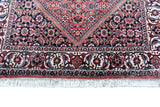 27946-Bidjar Hand-Knotted/Handmade Persian Rug/Carpet Traditional/ Authentic/ Size: 13'3"x 2'5"/404cm x 74cm