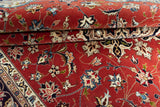 27947- Tabriz Persian Hand-knotted Carpet Authentic/Traditional Carpet/Rug/Size: 7'0" x 5'1"/213cm x 155cm