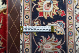 27947- Tabriz Persian Hand-knotted Carpet Authentic/Traditional Carpet/Rug/Size: 7'0" x 5'1"/213cm x 155cm