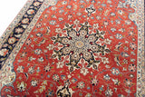 27947- Tabriz Persian Hand-knotted Carpet Authentic/Traditional Carpet/Rug/Size: 7'0" x 5'1"/213cm x 155cm