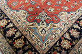 27947- Tabriz Persian Hand-knotted Carpet Authentic/Traditional Carpet/Rug/Size: 7'0" x 5'1"/213cm x 155cm
