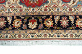 27947- Tabriz Persian Hand-knotted Carpet Authentic/Traditional Carpet/Rug/Size: 7'0" x 5'1"/213cm x 155cm