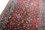 27945-Ghom Hand-knotted/Handmade Persian Rug/Carpet Traditional Authentic/ Size: 7'2" x 4'5"/219cm x 135cm