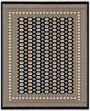 27633-Bokhara Hand-Knotted/Handmade Pakistani Rug/Carpet Tribal/Nomadic Authentic/ Size: 10'3" x 8'2"/312cm ×249cm