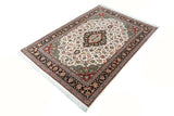 27948- Tabriz Persian Hand-knotted Carpet Authentic/Traditional Carpet/Rug/Size: 7'0" x 4'9"/213cm x 145cm