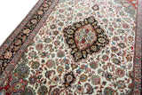 27948- Tabriz Persian Hand-knotted Carpet Authentic/Traditional Carpet/Rug/Size: 7'0" x 4'9"/213cm x 145cm