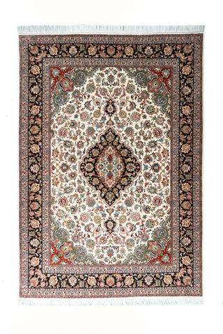 27948- Tabriz Persian Hand-knotted Carpet Authentic/Traditional Carpet/Rug/Size: 7'0" x 4'9"/213cm x 145cm