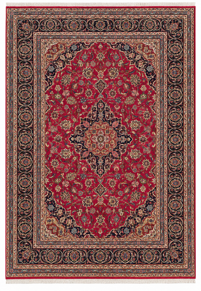 25771-Mashad Hand-Knotted/Handmade Persian Rug/Carpet Traditional Authentic/ Size: 9'9" x 6'6"/297cm x 198cm
