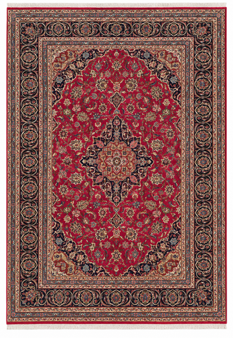 25771-Mashad Hand-Knotted/Handmade Persian Rug/Carpet Traditional Authentic/ Size: 9'9" x 6'6"/297cm x 198cm