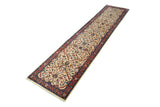 27408-Sarough Hand-Knotted/Handmade Persian Rug/Carpet Traditional Authentic/ Size: 12'5"x 2'8"/378cm x 81cm
