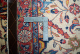 27408-Sarough Hand-Knotted/Handmade Persian Rug/Carpet Traditional Authentic/ Size: 12'5"x 2'8"/378cm x 81cm