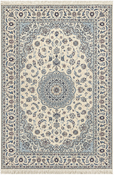 20566-Nain Habibian Hand-Knotted/Handmade  Persian Rug/Carpet Traditional Authentic/ Size: 8'0" x 5'3"/ 244cm x 160cm