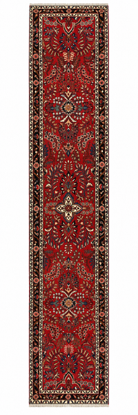 27362-Sarough Hand-Knotted/Handmade Persian Rug/Carpet Traditional Authentic/ Size: 13'11"x 2'7"/423cm x 80cm