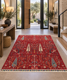 24130- Royal Chobi Ziegler Afghan Hand-Knotted Contemporary/Traditional/Size: 6'0" x 4'1"/183cm x 124cm