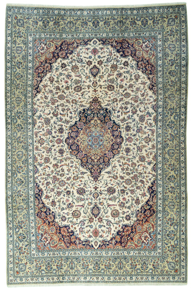 27404-Kashan Hand-Knotted/Handmade Persian Rug/Carpet Traditional/Authentic/Size:  12'3" x 8'1" /373cm x 246cm