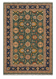 27906- Royal Chobi Ziegler Afghan Hand-Knotted Contemporary/Traditional/Size: 9'3" x 6'5"/282cmx 196cm
