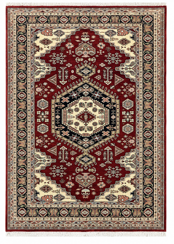27568-Bokhara Hand-Knotted/Handmade Pakistani Rug/Carpet Tribal/Nomadic Authentic/ Size: 9'6" x 6'0"/290 cm × 183cm