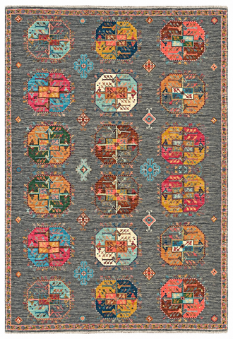 23902 - Royal Chobi Ziegler Afghan Hand-Knotted Contemporary/Traditional /Size: 9'11" x 6'8"/302cm x 203cm