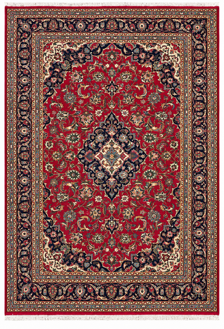 25756-Mashad Hand-Knotted/Handmade Persian Rug/Carpet Traditional Authentic/ Size: 9'10" x 6'6"/300cm x 198cm