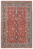 27945-Ghom Hand-knotted/Handmade Persian Rug/Carpet Traditional Authentic/ Size: 7'2" x 4'5"/219cm x 135cm