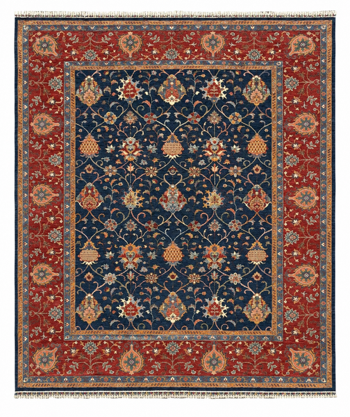 27900- Royal Chobi Ziegler Afghan Hand-Knotted Contemporary/Traditional/Size: 9'8" x 8'3"/295cmx 251cm