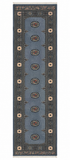 27616-Bokhara Hand-Knotted/Handmade Pakistani Rug/Carpet Tribal/Nomadic Authentic/ Size: 10'0" x 2'6"/305cm ×76cm
