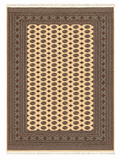 27627-Bokhara Hand-Knotted/Handmade Pakistani Rug/Carpet Tribal/Nomadic Authentic/ Size: 12'2" x 9'1"/371cm ×277cm