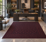 24342-Balutch Hand-Knotted/Handmade Persian Rug/Carpet Tribal/Nomadic Authentic/ Size: 6'1" x 3'11" / 185cm x 119cm