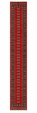 27630-Bokhara Hand-Knotted/Handmade Pakistani Rug/Carpet Tribal/Nomadic Authentic/ Size: 15'8" x 2'6"/478cm ×76cm