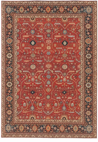 24770 - Royal Heriz Hand-Knotted/Handmade Indian Rug/Carpet Traditional/Authentic/Size: 12'2" x 9'2"/371cm x 279cm