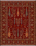 22373-Chobi Ziegler Hand-Knotted/Handmade Afghan Rug/Carpet Tribal/Nomadic Authentic/ Size: 11’11” x 9’3”/ 363cm x 282cm