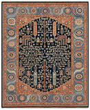 27654- Royal Heriz Hand-Knotted/Handmade Afghan Rug/Carpet Traditional/Authentic/Size:  9'8" x 8'0"/295cmx 244cm