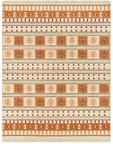 21750-Chobi Ziegler Hand-Knotted/Handmade Afghan Rug/Carpet Modern Authentic/Size: 6'7" x 5'2"/ 206cm x 155cm