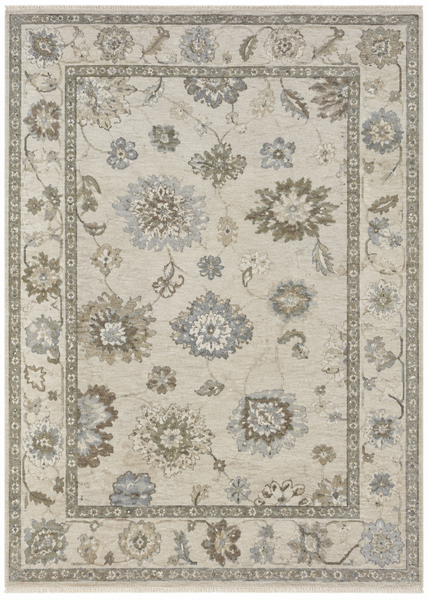 27159- Royal Ushak Hand-Knotted/Handmade Indian Rug/Carpet Traditional/Authentic/Size: 5'11" x 3'11"/180cm x 119cm