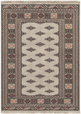 25044-Royal Bokhara Hand-Knotted/Handmade Pakistani Rug/Carpet Tribal/Nomadic Authentic/ Size: 6'4" x 4'6"/193cm x 137cm