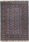 25041-Bokhara Hand-Knotted/Handmade Pakistani Rug/Carpet Tribal/Nomadic Authentic/ Size: 6'0" x 4'2"/183cm x 127cm