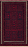 24339-Balutch Hand-Knotted/Handmade Persian Rug/Carpet Tribal/Nomadic Authentic/ Size: 6'9" x 4'1" / 206cm x 124cm